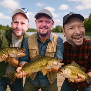 Patrick mit der Stockrute