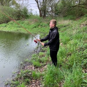 Der Fisch Jäger Niklas