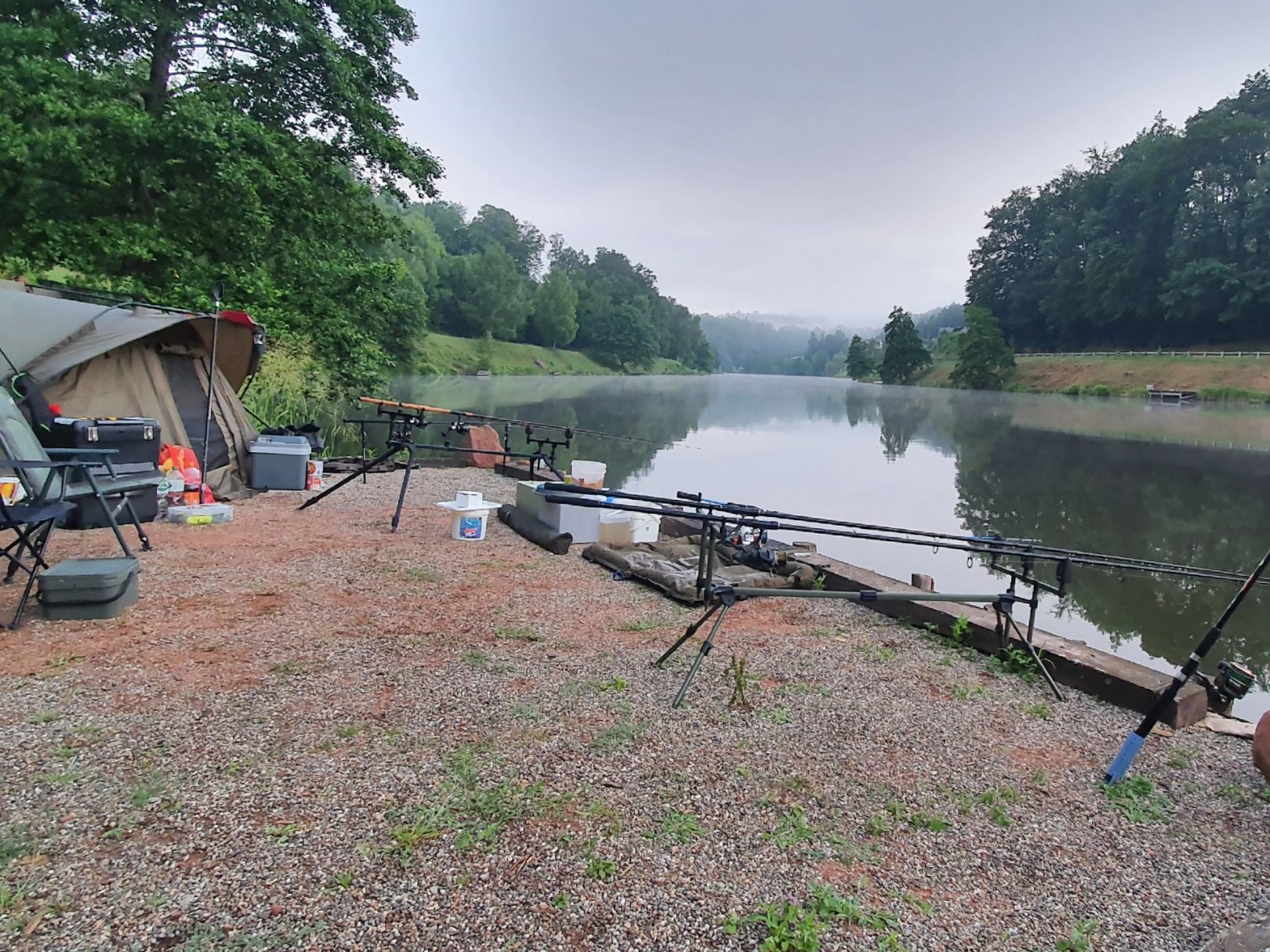 Grand Etang Mouterhouse angeln