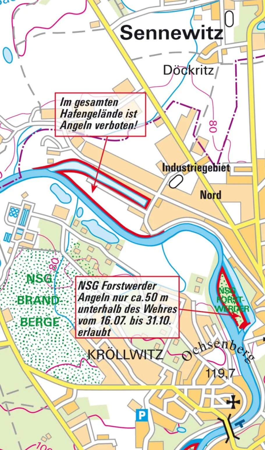 Saalehafen (Halle/Saale) angeln