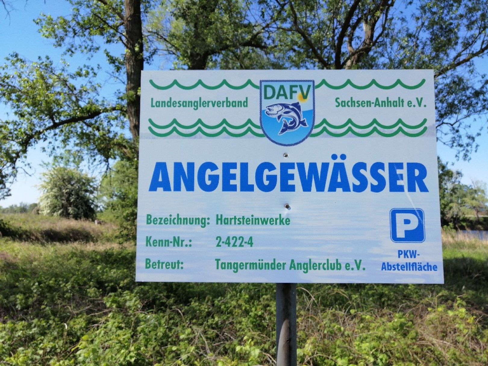 Hartsteinwerke Tangermünde angeln