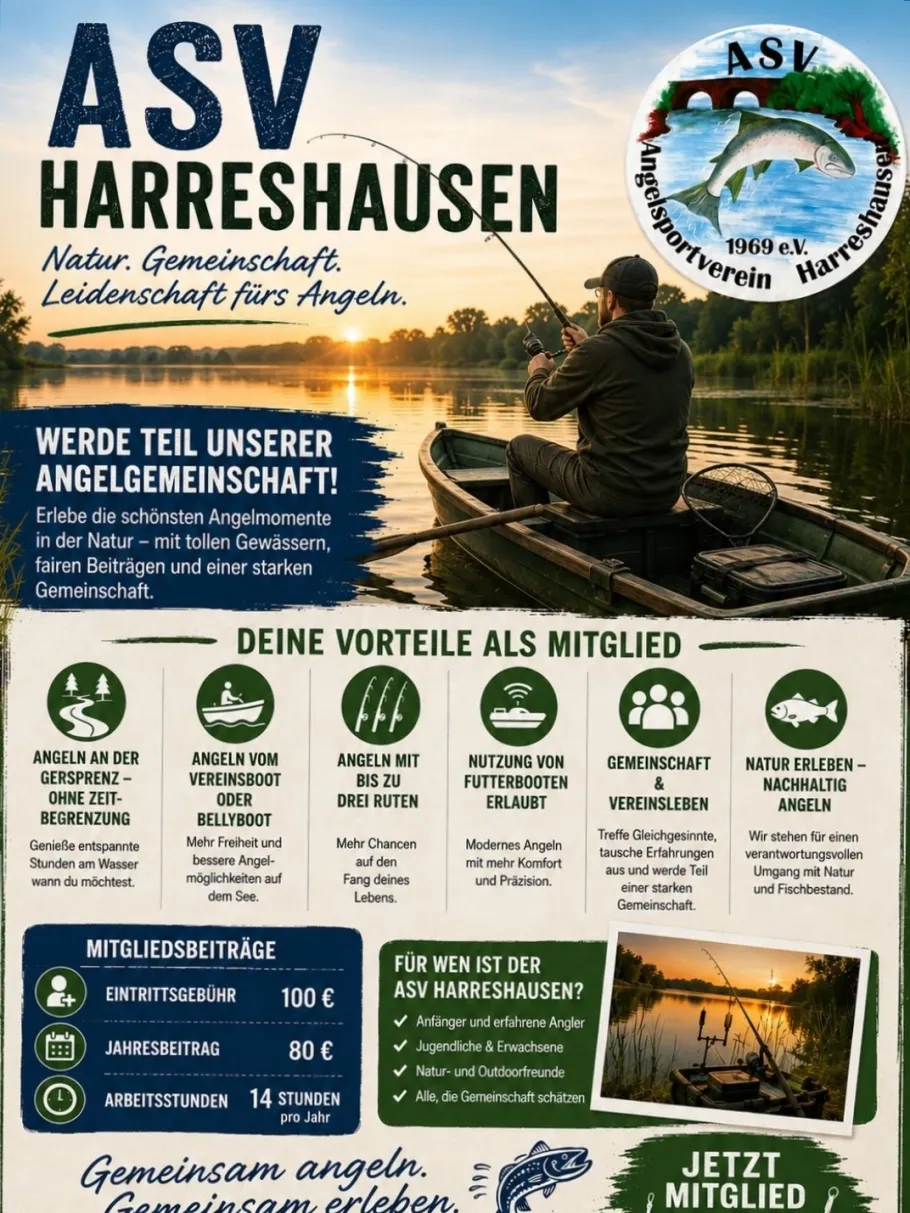 Vereinssee ASV Harreshausen angeln