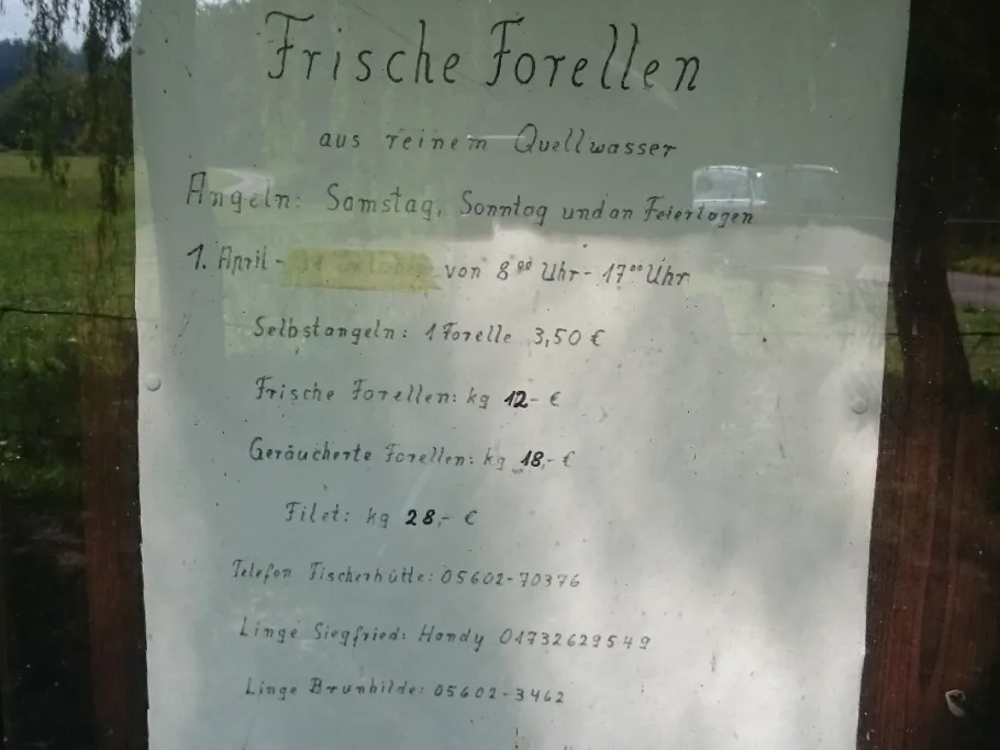 Forellenteich Quentel angeln