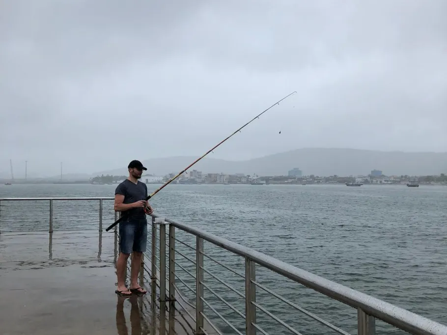 Baía de Santos angeln