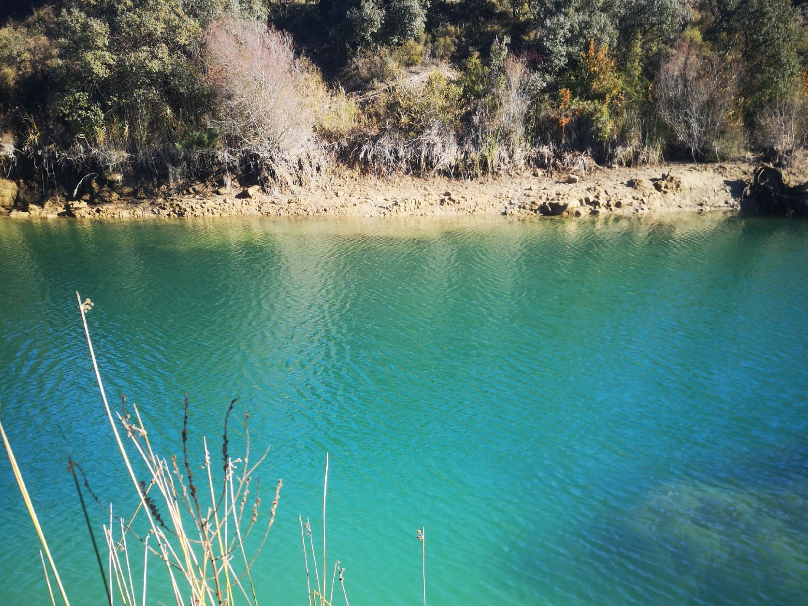 Embalse del Grado 2 angeln