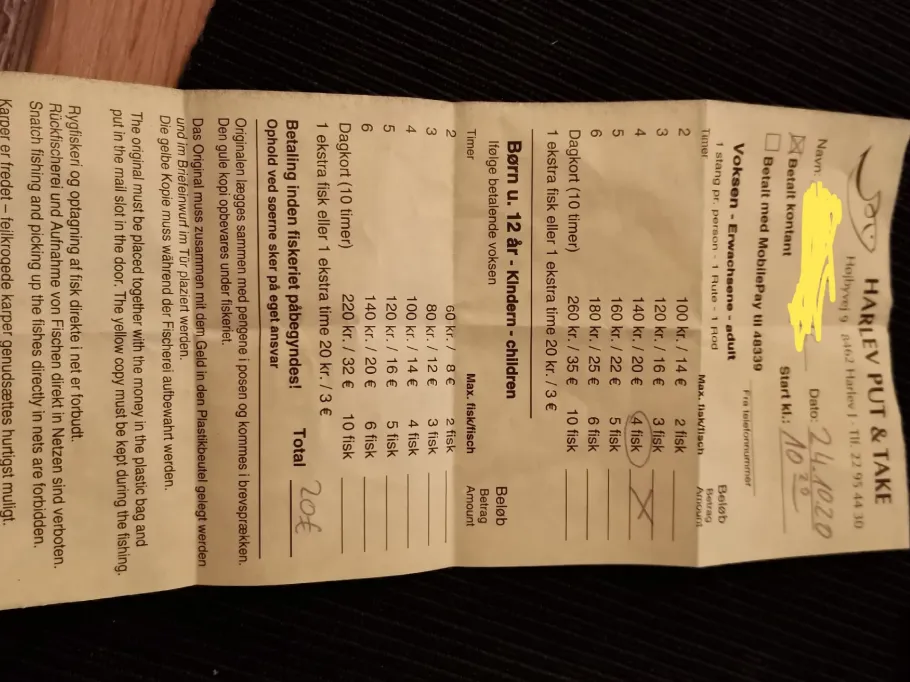 Harlev Put & Take angeln