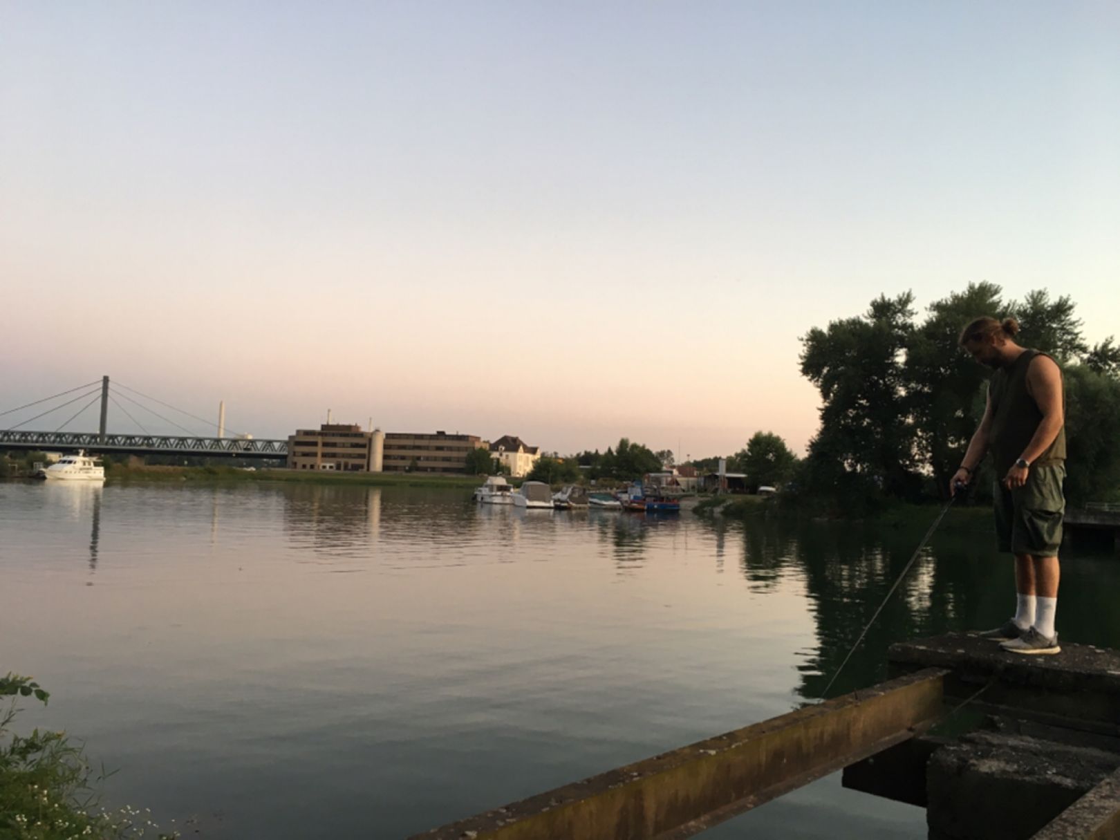 Hafen Maximiliansau angeln