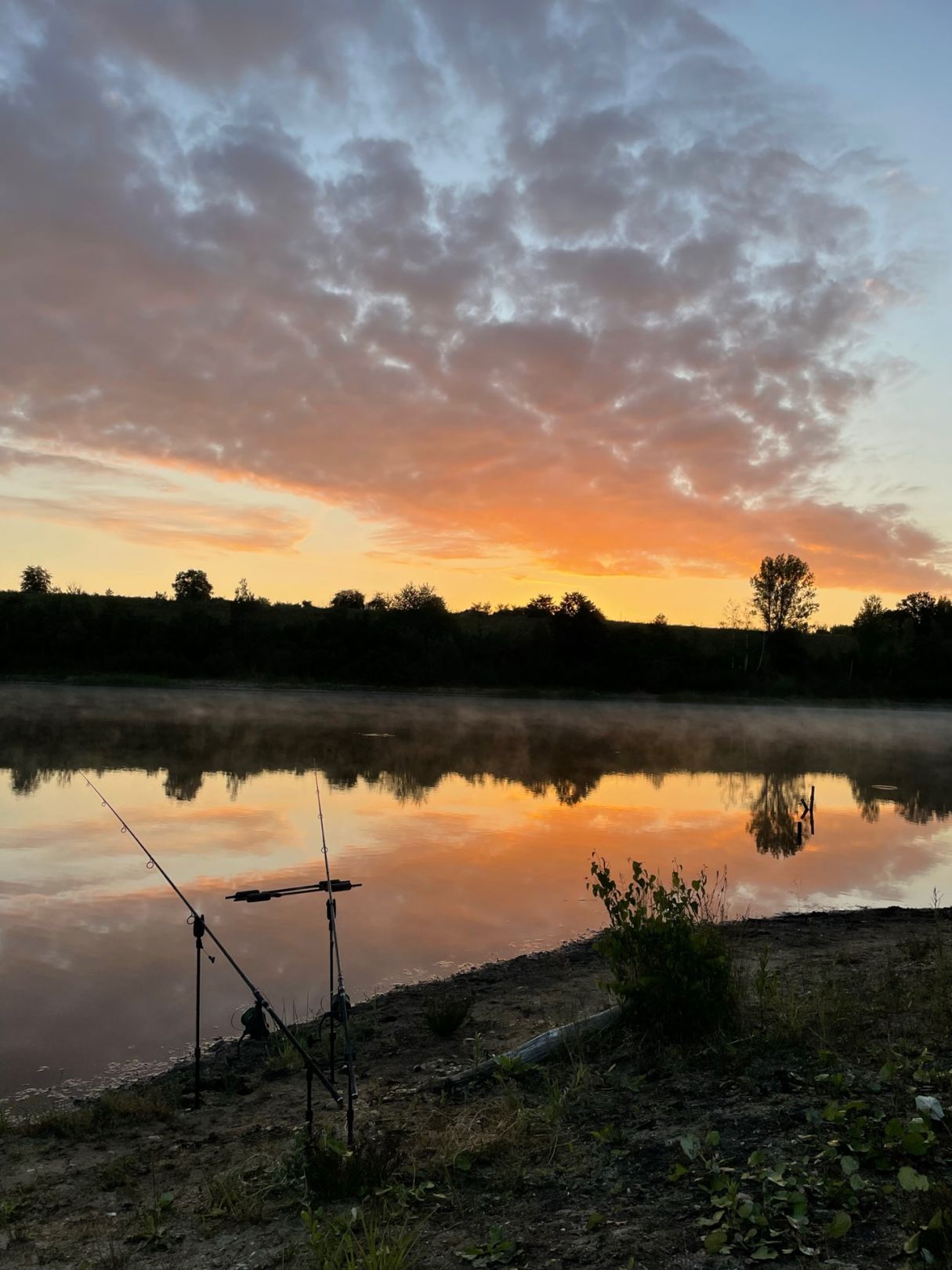 Tagebaurestloch Kraft 1 angeln