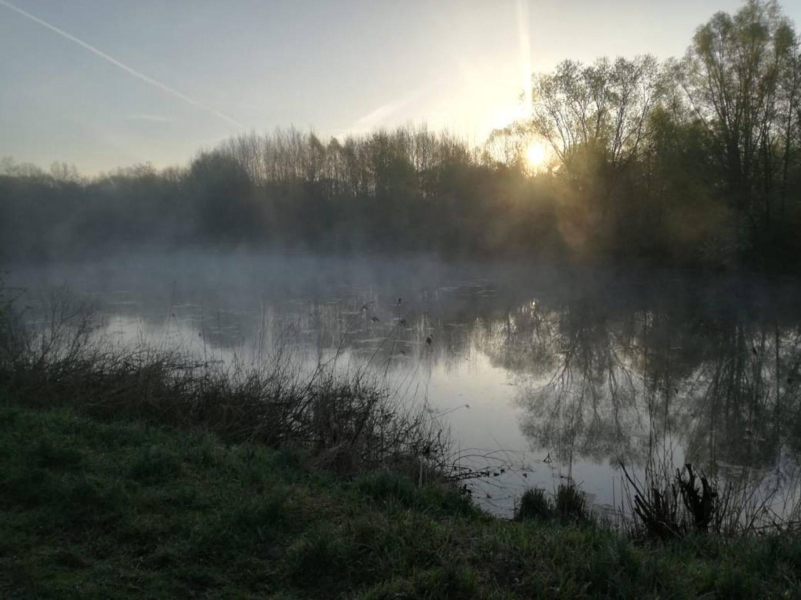 Rückhaltebecken am Luisenhof angeln