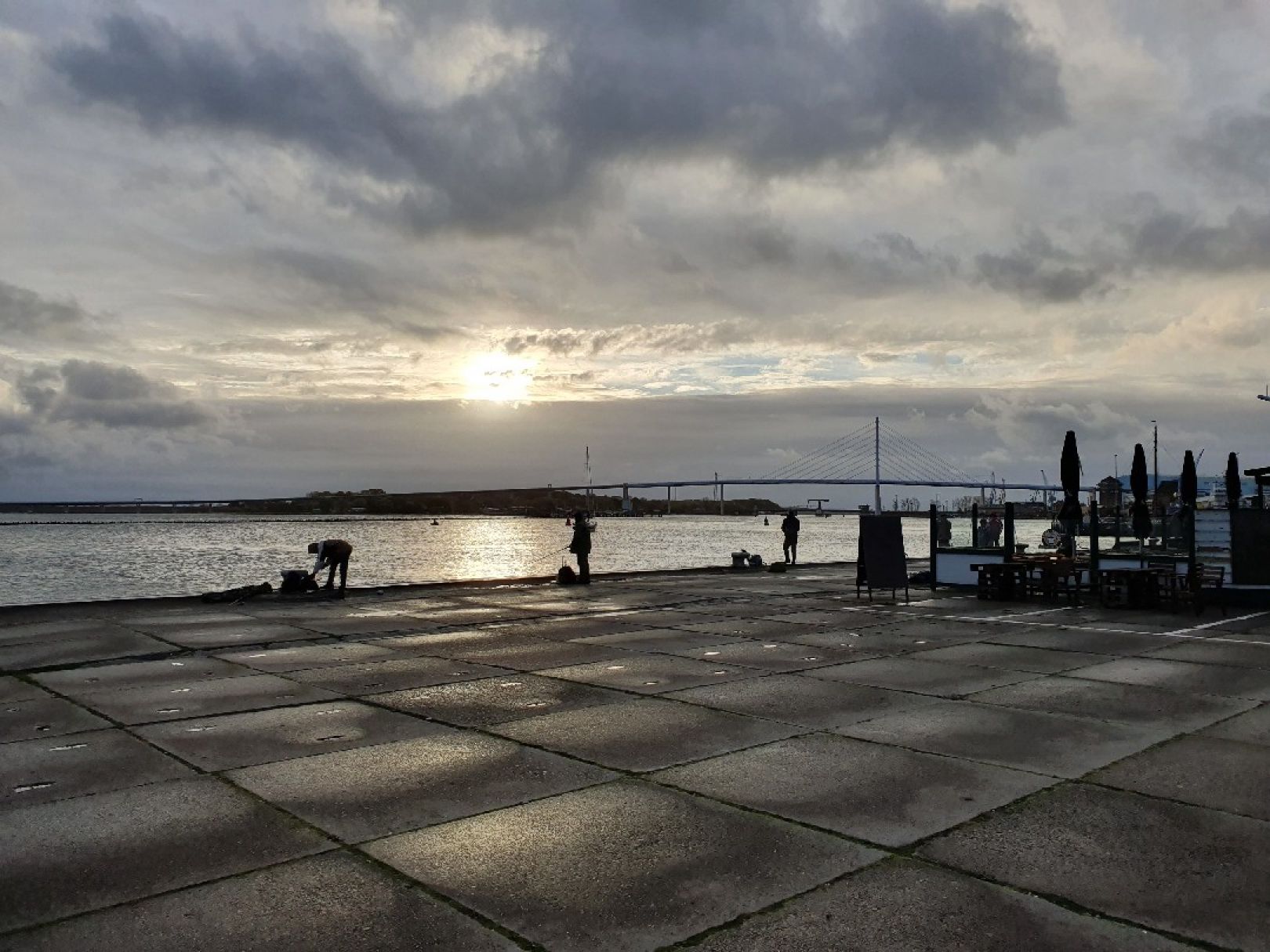 Stralsunder Hafen angeln