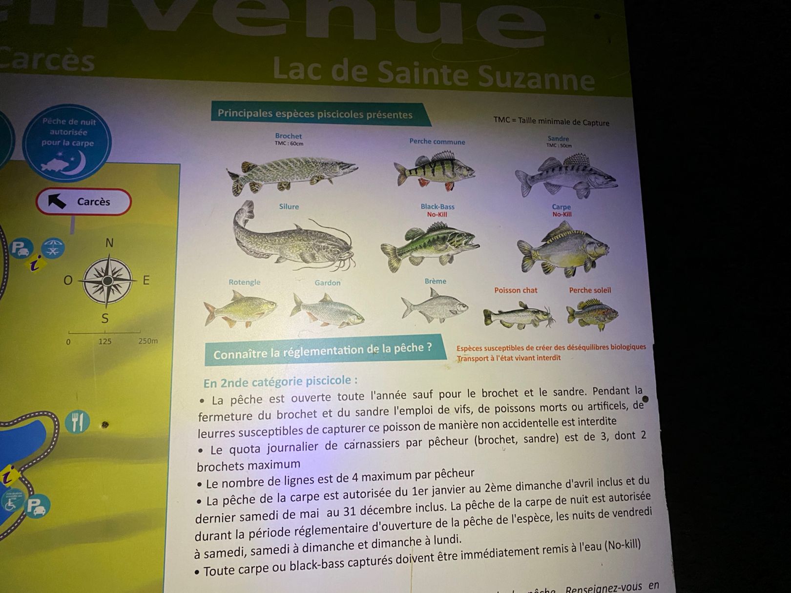 Lac de Sainte-Suzanne angeln