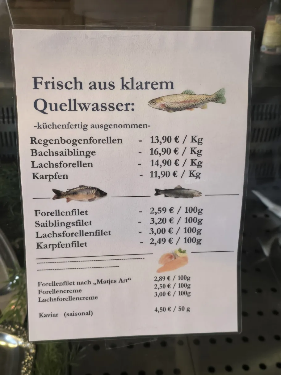 Forellenzucht Föller angeln
