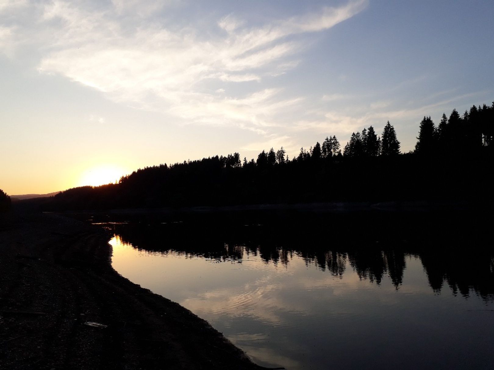 Überleitungssperre Königshütte angeln