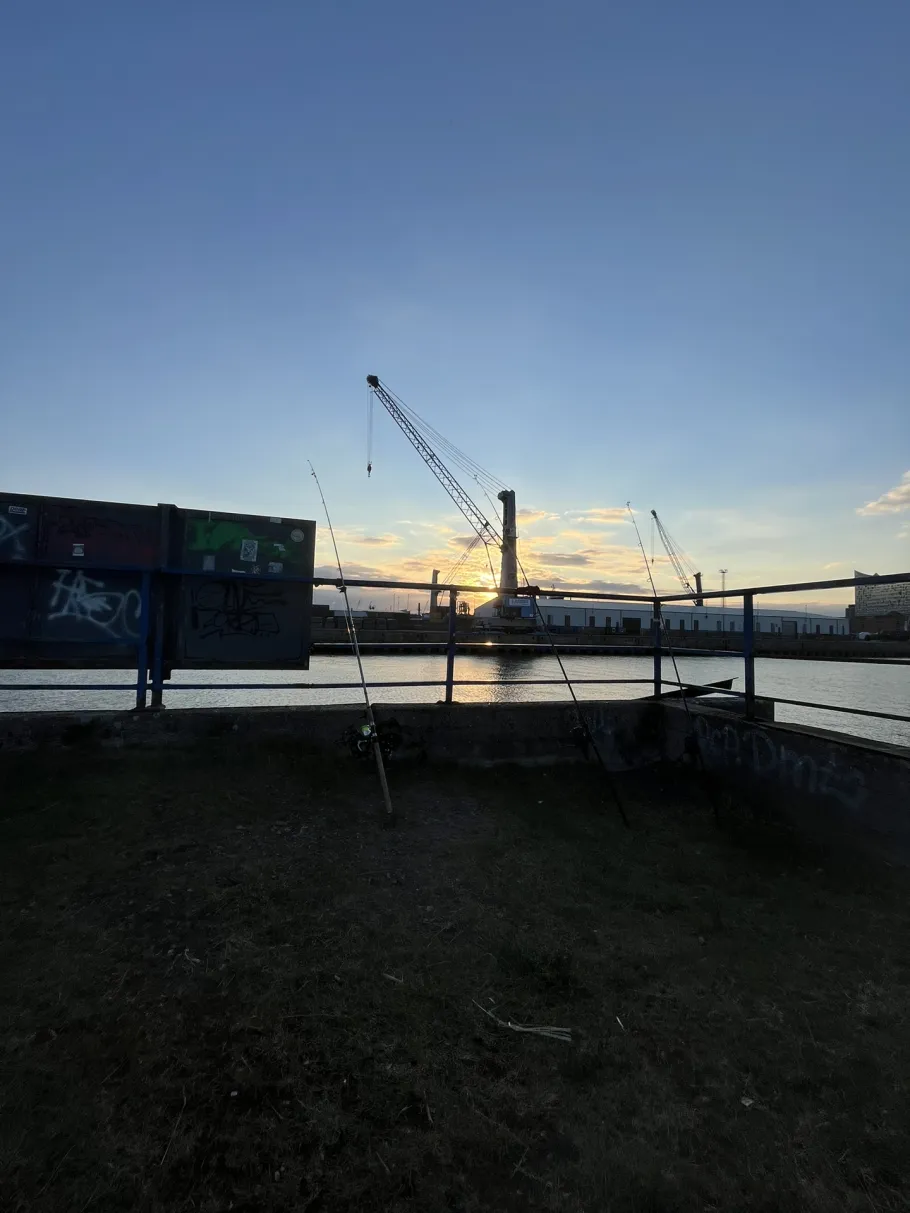 Südwesthafen (Hamburg) angeln