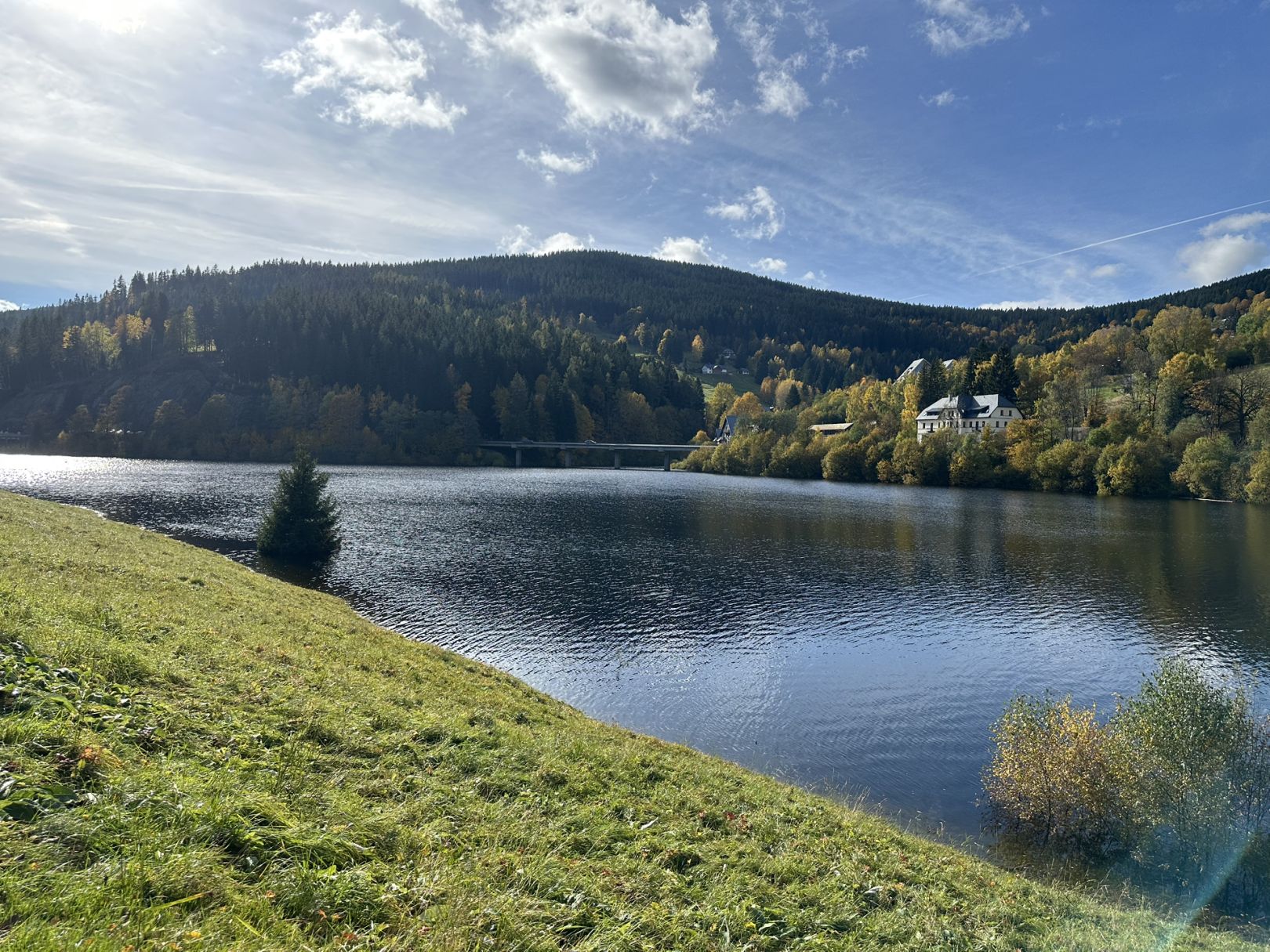 Talsperre Labská angeln