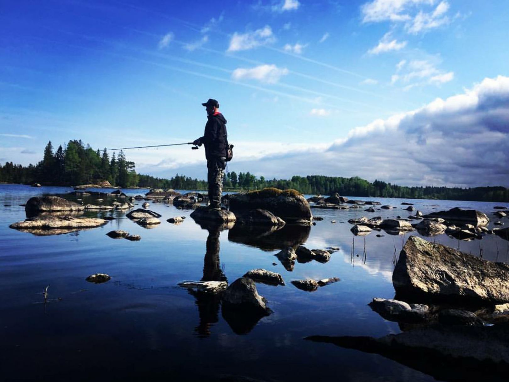 Klappasjön angeln