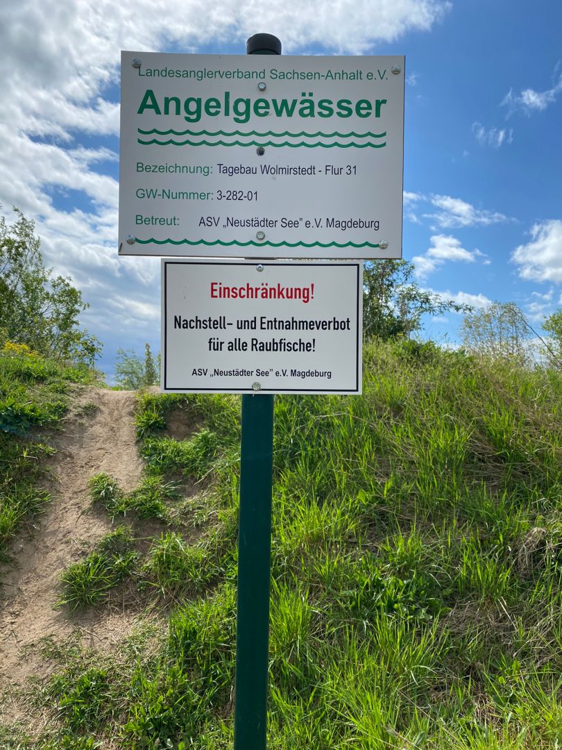 Tagebau Wolmirstedt (Flur 31) angeln