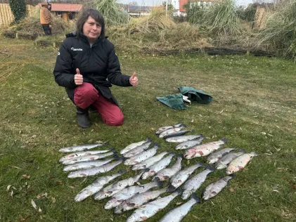 Angelteich des Fischhandels Meyenburg (Lähden)