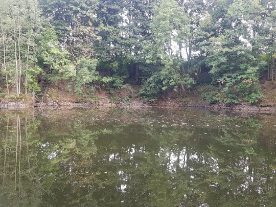 Schieferloch am Trockenwerk angeln