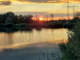 Kiessee im Gelände der Geratal Kies u. Beton GmbH (ZBO)-2